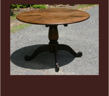 handmade pedestal table in reclaimed chestnut