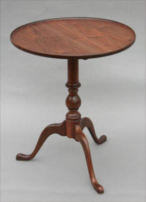 walnut tilt top table